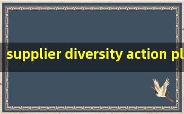  supplier diversity action plan